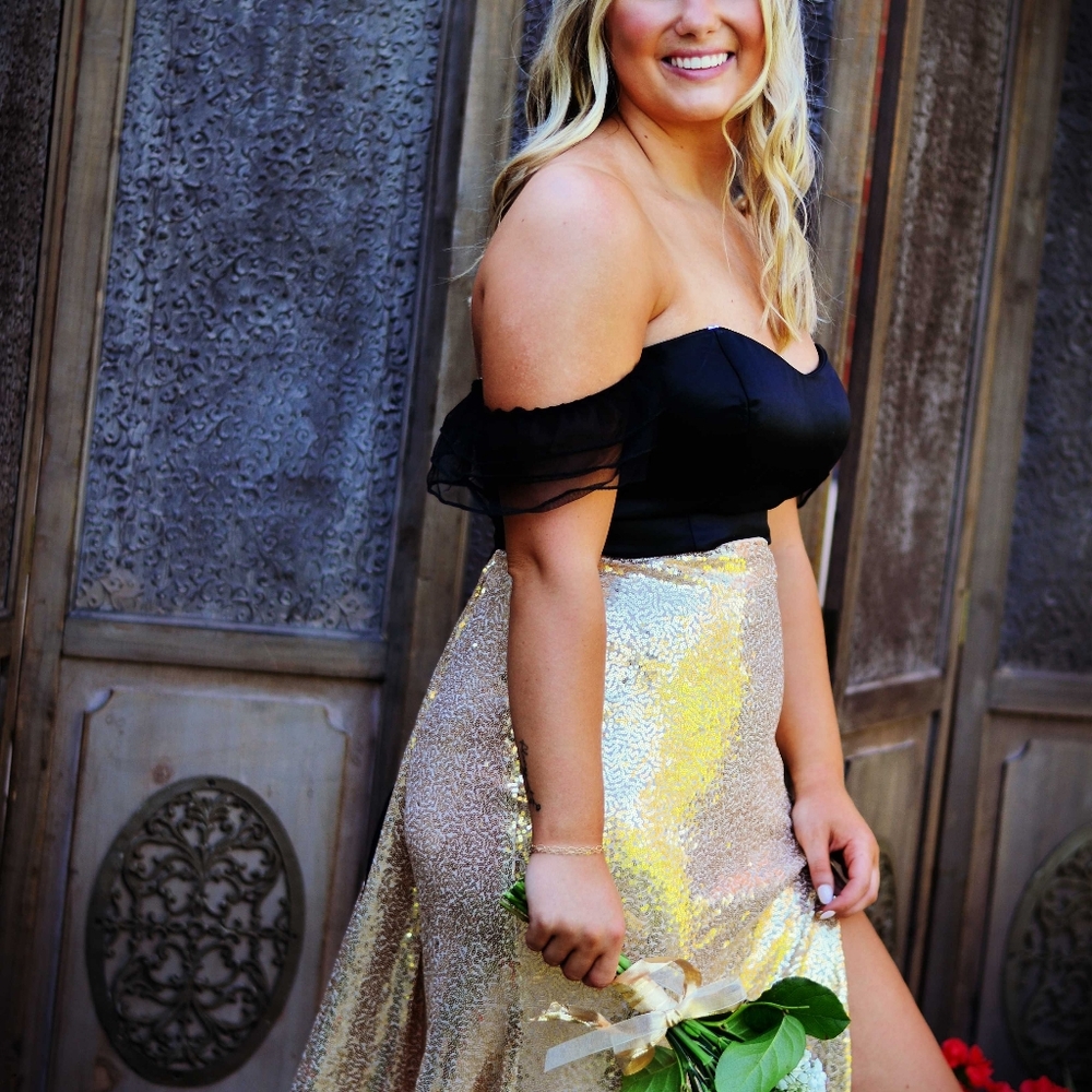 Prom dress 2 piece - Picture 4 of 7